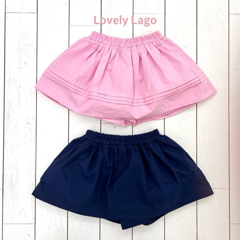 Lago - Korean Children Fashion - #kidzfashiontrend - Pintuck Skort