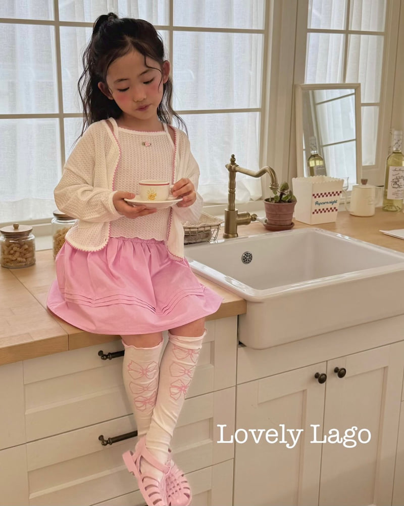 Lago - Korean Children Fashion - #Kfashion4kids - Pin Flower Cardigan - 4