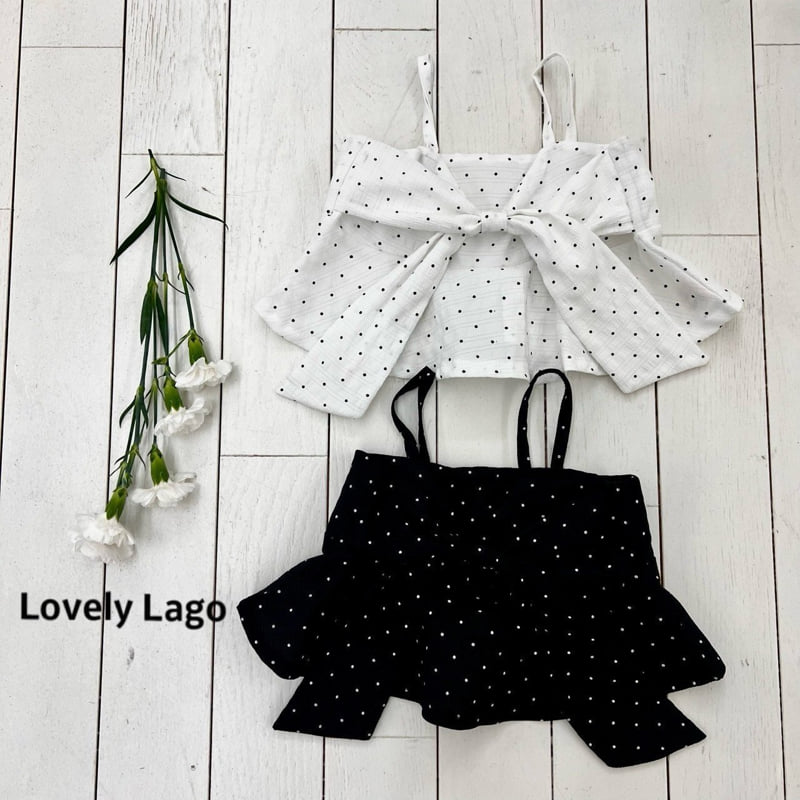 Lago - Korean Children Fashion - #littlefashionista - Dot Bustier