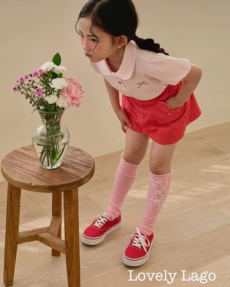 Lago - Korean Children Fashion - #magicofchildhood - Ribbon Pattern Socks - 12