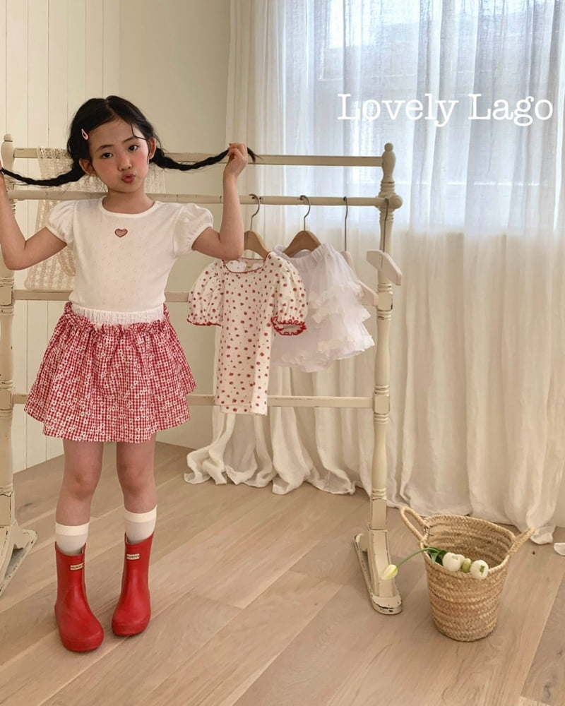 Lago - Korean Children Fashion - #minifashionista - Love Puff Tee - 2