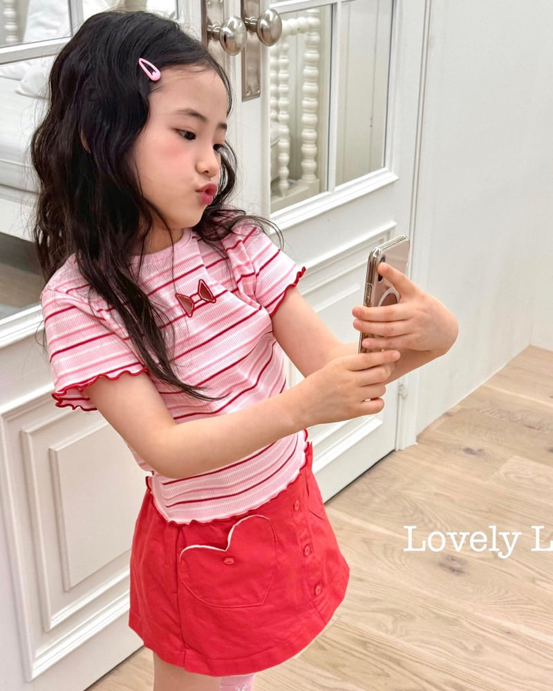 Lago - Korean Children Fashion - #prettylittlegirls - Punching Ribbon Tee - 10