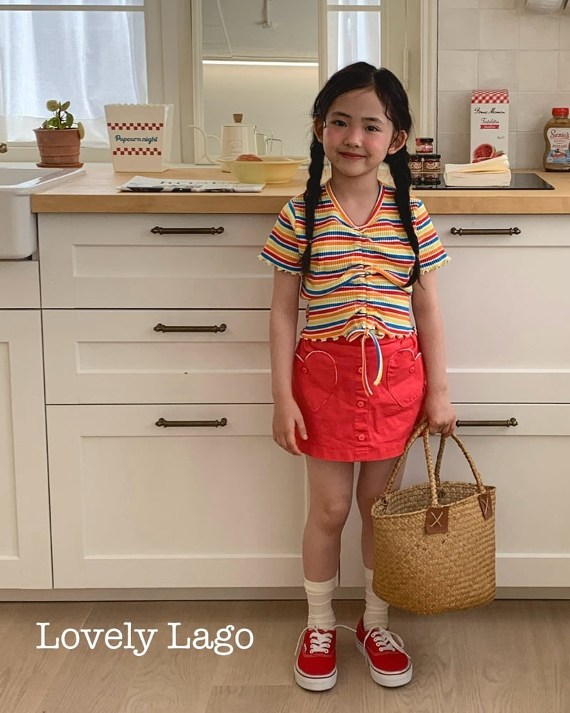 Lago - Korean Children Fashion - #prettylittlegirls - Heart Flower Wrap Pants