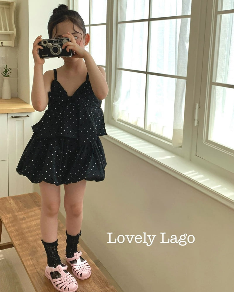 Lago - Korean Children Fashion - #minifashionista - Dot Bustier - 4