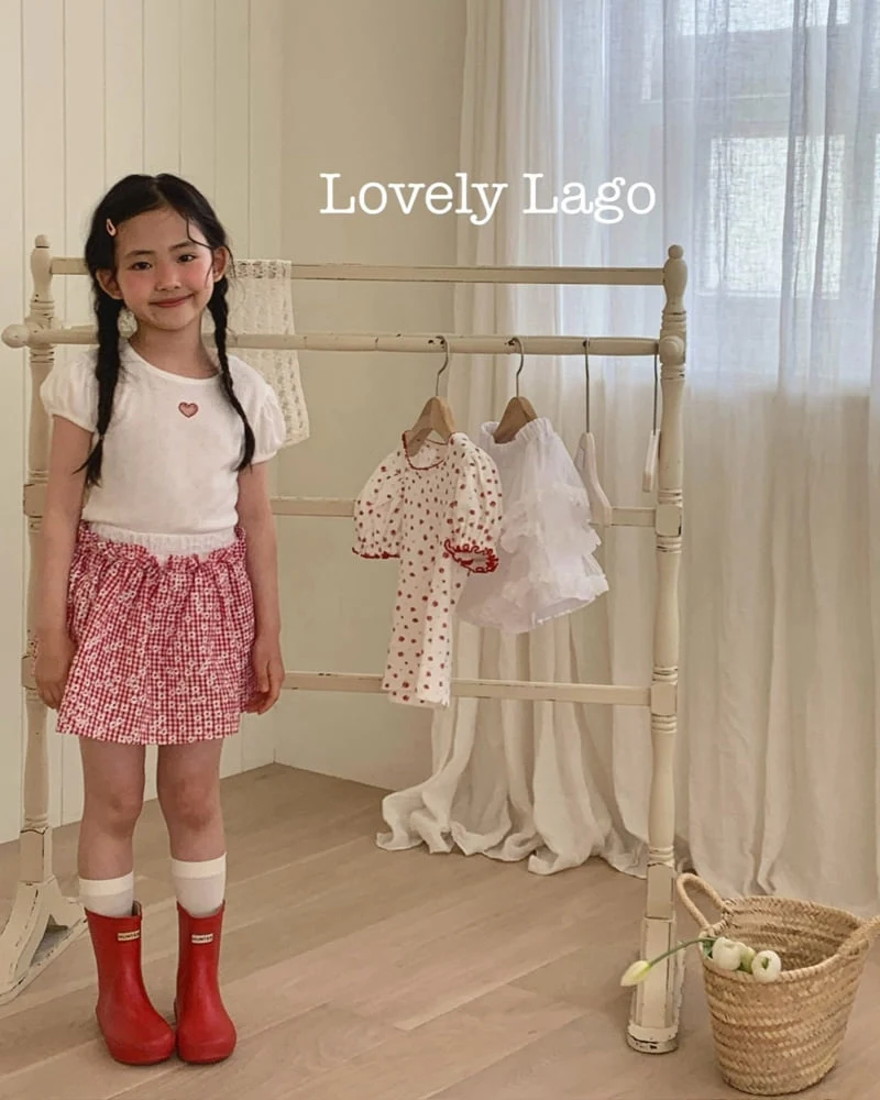 Lago - Korean Children Fashion - #prettylittlegirls - Love Puff Tee - 3