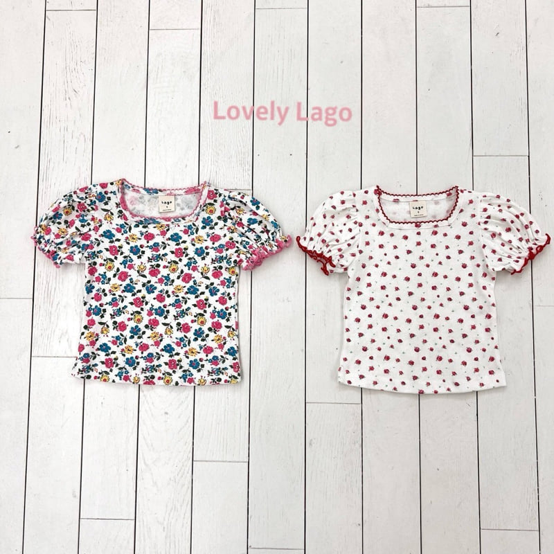 Lago - Korean Children Fashion - #prettylittlegirls - Eyelet Flower Tee