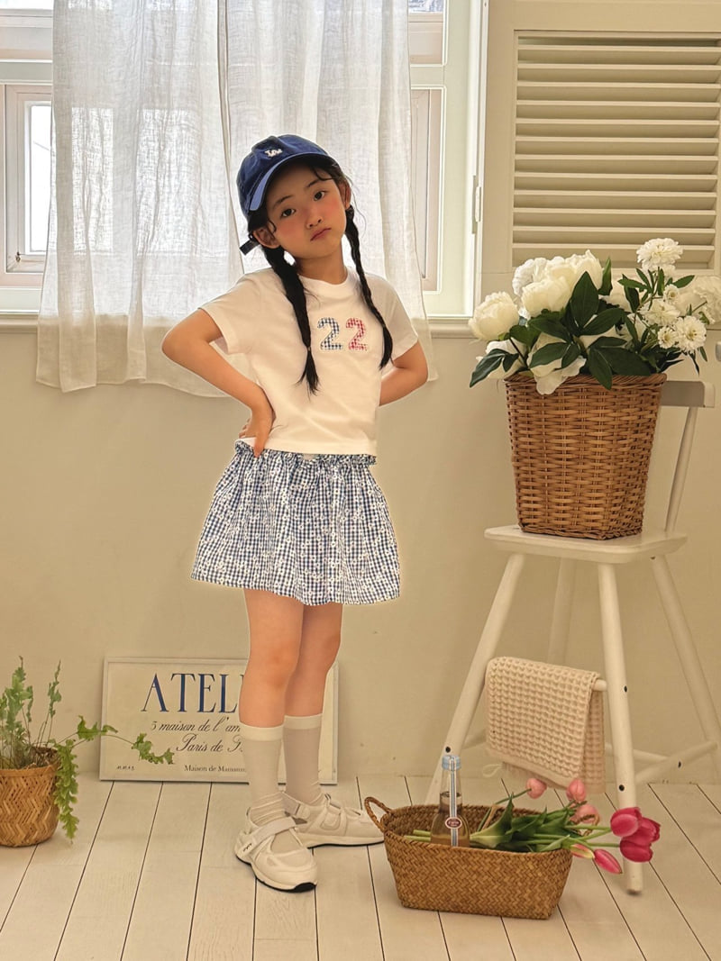 Lago - Korean Children Fashion - #stylishchildhood - 22 Embroidery Tee - 8