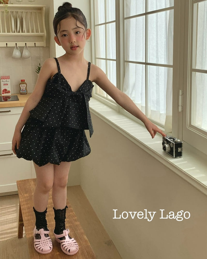 Lago - Korean Children Fashion - #stylishchildhood - Dot Bustier - 7