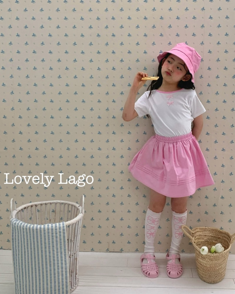 Lago - Korean Children Fashion - #todddlerfashion - Double Ribbon Tee - 11