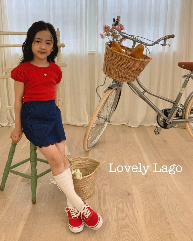 Lago - Korean Children Fashion - #todddlerfashion - Embroidered Wave Wrap Pants - 9