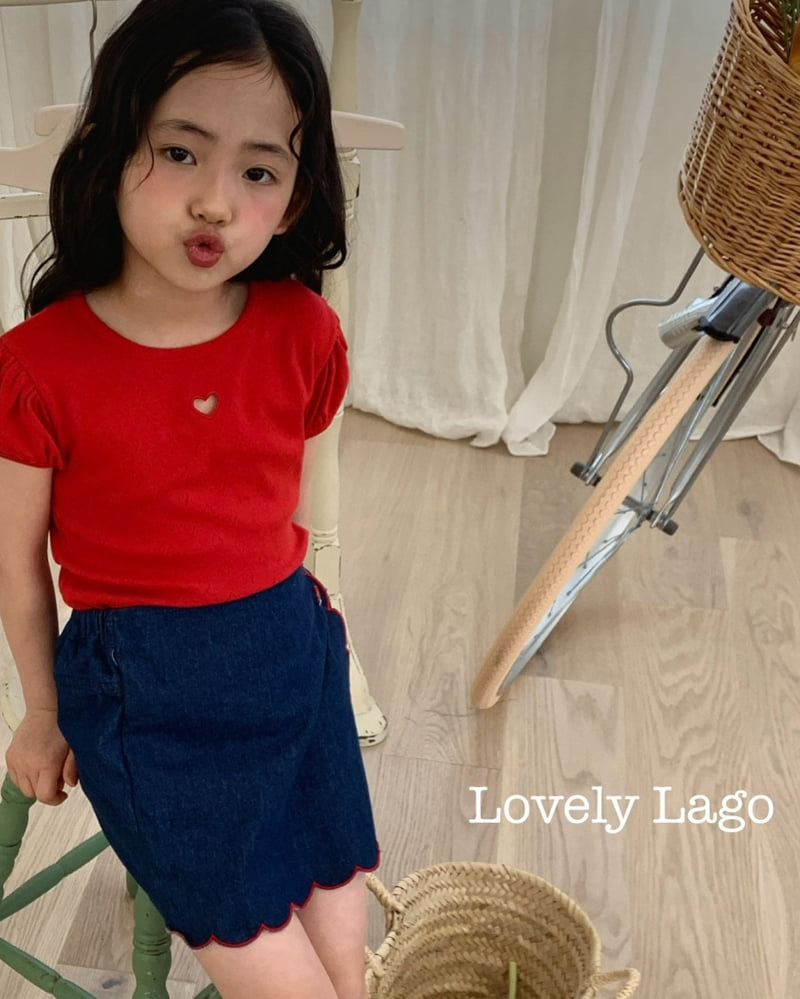 Lago - Korean Children Fashion - #toddlerclothing - Embroidered Wave Wrap Pants - 10