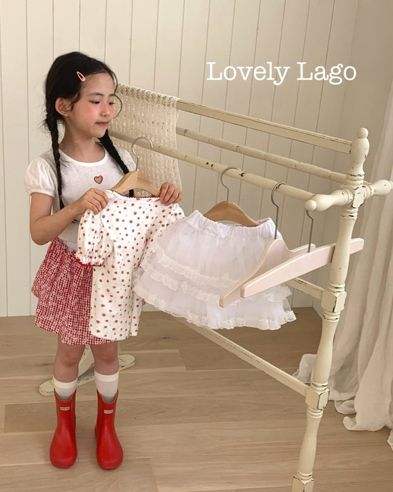 Lago - Korean Children Fashion - #toddlerclothing - Love Puff Tee - 5