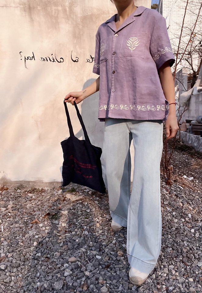 Lagrass - Korean Women Fashion - #momslook - Iro Shirt - 4