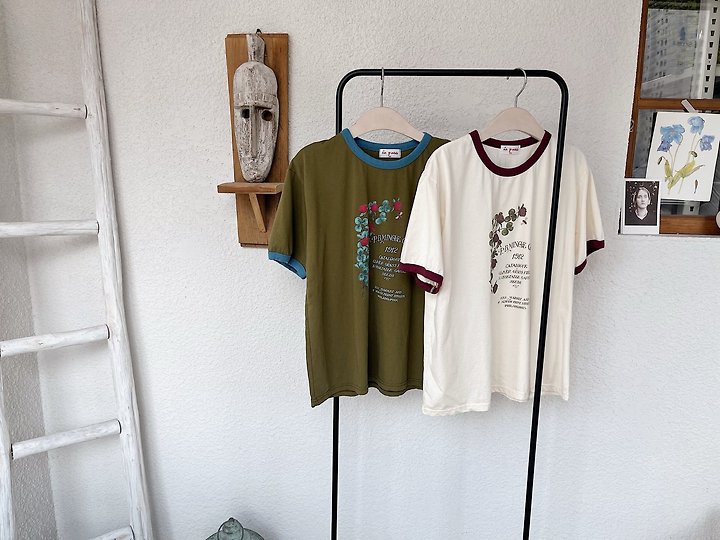 Lagrass - Korean Women Fashion - #momslook - Very V Tee - 10