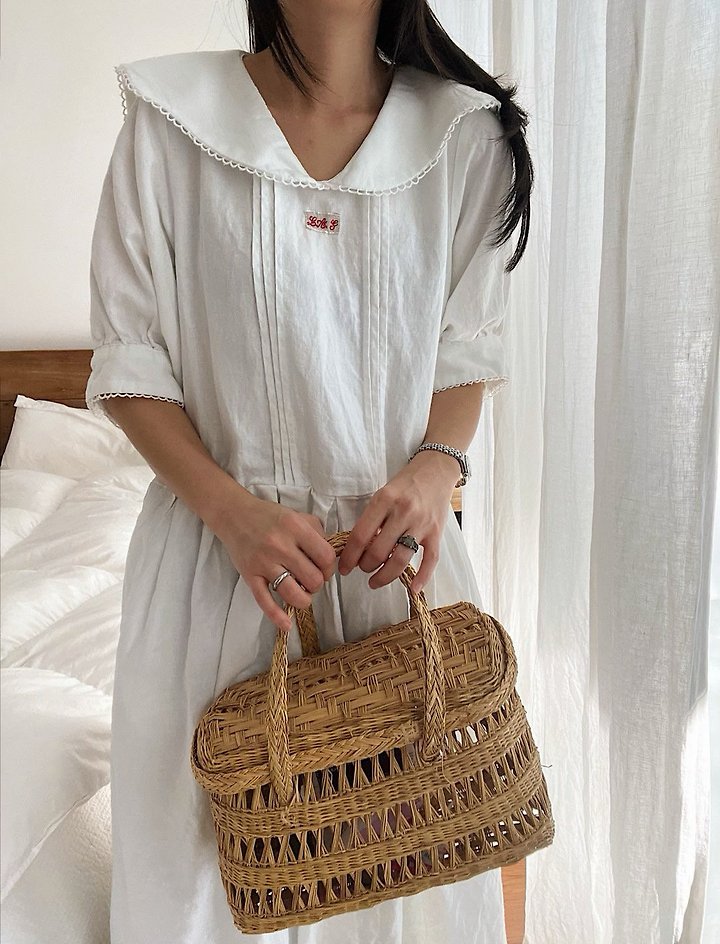 Lagrass - Korean Women Fashion - #momslook - Ret One-piece (Stripe) - 7