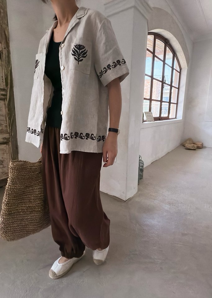 Lagrass - Korean Women Fashion - #restrostyle - Iro Shirt - 10