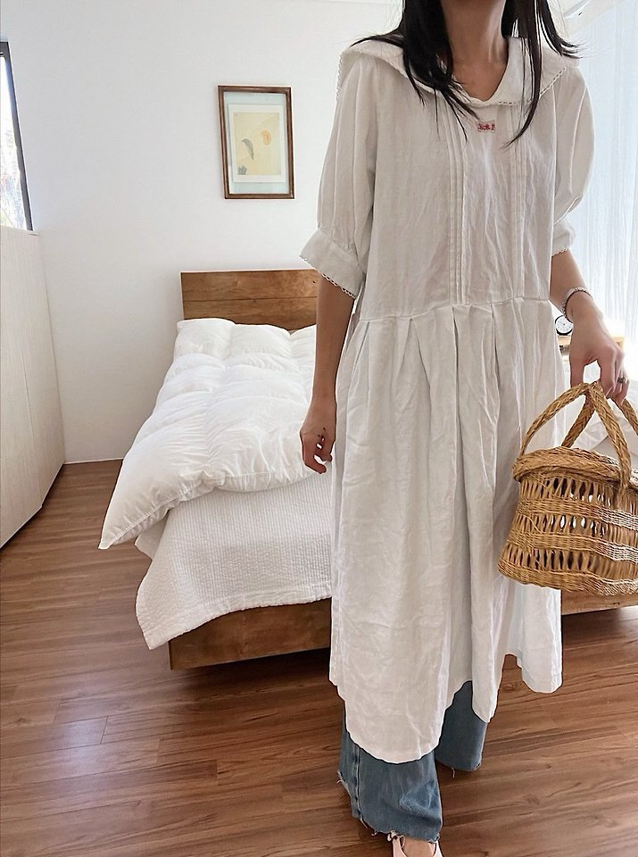 Lagrass - Korean Women Fashion - #thelittlethings - Ret One-piece (Stripe) - 2