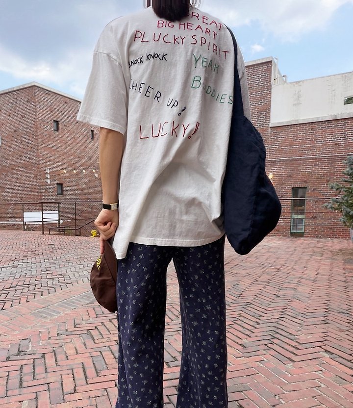 Lagrass - Korean Women Fashion - #vintagekidsstyle - Lucky Tee