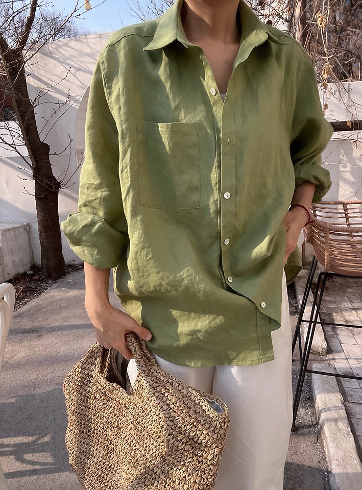 Lagrass - Korean Women Fashion - #womensfashion - Pli Shirt - 2