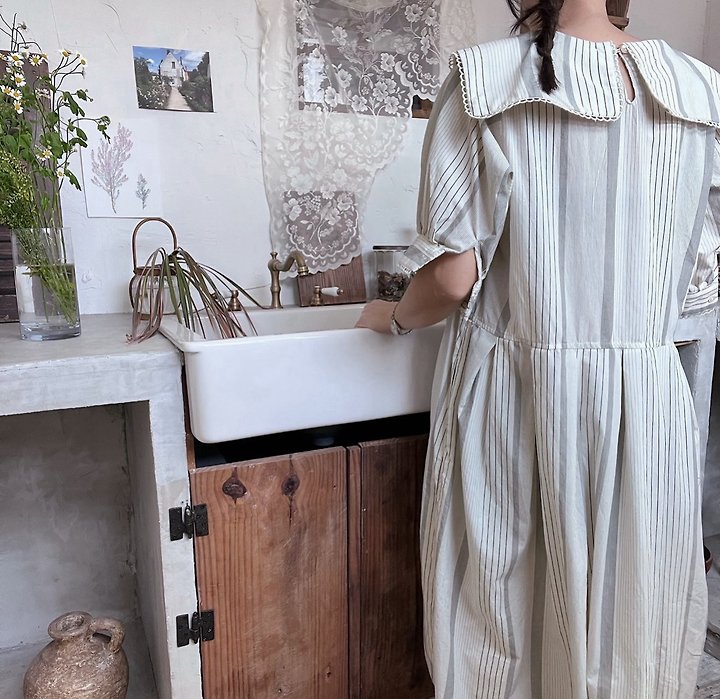 Lagrass - Korean Women Fashion - #womensfashion - Ret One-piece (Ivory) - 12