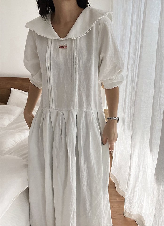 Lagrass - Korean Women Fashion - #womensfashion - Ret One-piece (Ivory) - 6