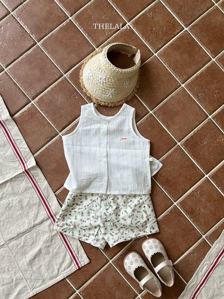 Lala - Korean Baby Fashion - #babyboutique - Narangd Sleeveless - 7
