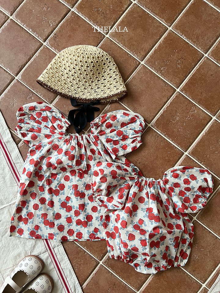 Lala - Korean Baby Fashion - #babyboutique - Rose Garden One-Piece - 7
