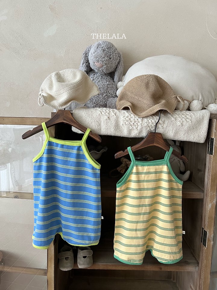 Lala - Korean Baby Fashion - #babyboutique - Triple Stripe Suit - 2