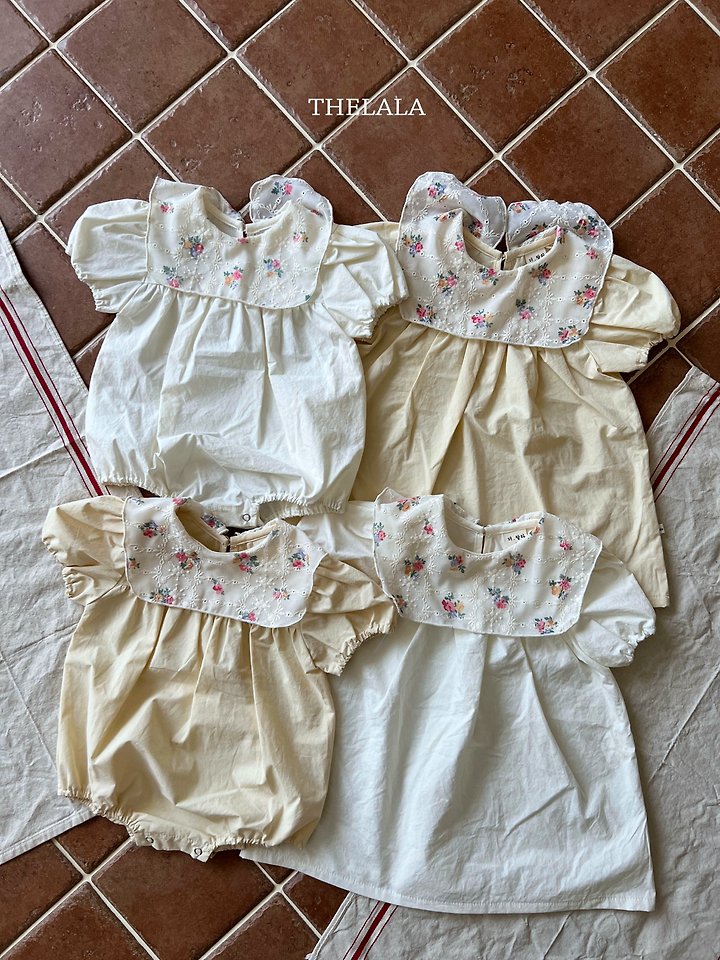 Lala - Korean Baby Fashion - #babyboutiqueclothing - Soy Collar One-Piece - 11
