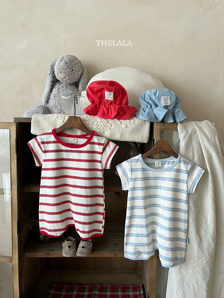 Lala - Korean Baby Fashion - #babyclothing - Stripe Suit - 2