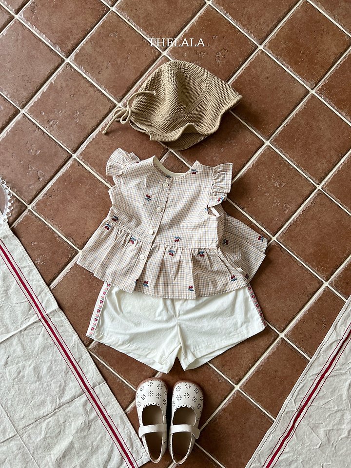 Lala - Korean Baby Fashion - #babyclothing - Cherry Blouse - 8