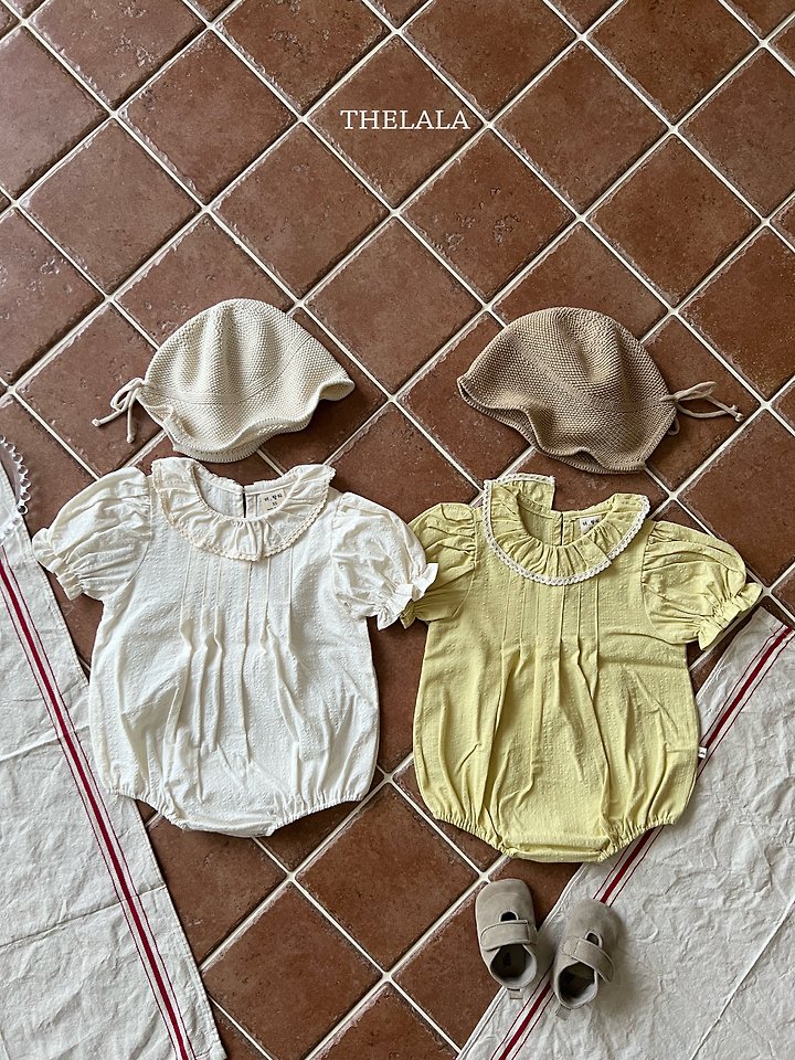 Lala - Korean Baby Fashion - #babyclothing - Lemon Collar Suit - 7