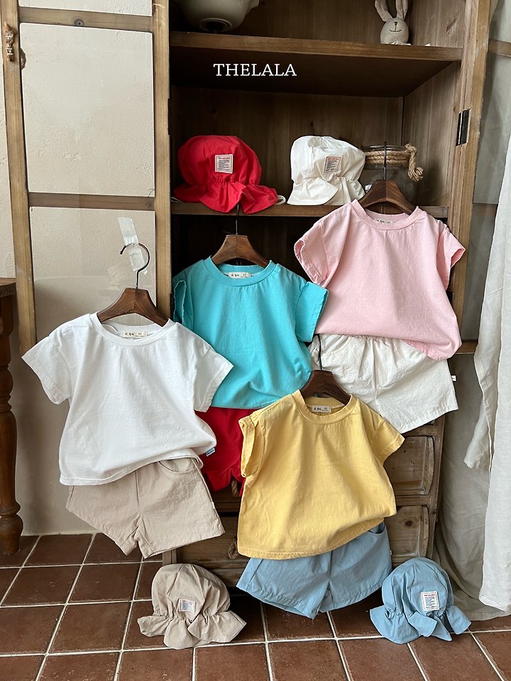 Lala - Korean Baby Fashion - #babyfashion - Smurf Tee - 8