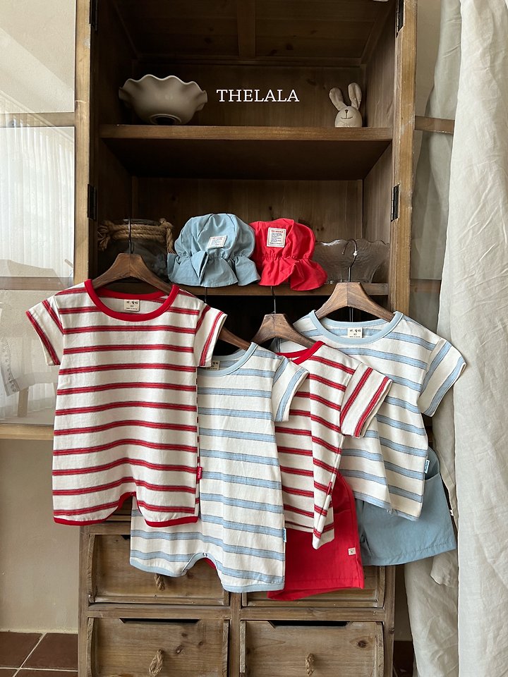 Lala - Korean Baby Fashion - #babyfashion - Stripe Tee - 2