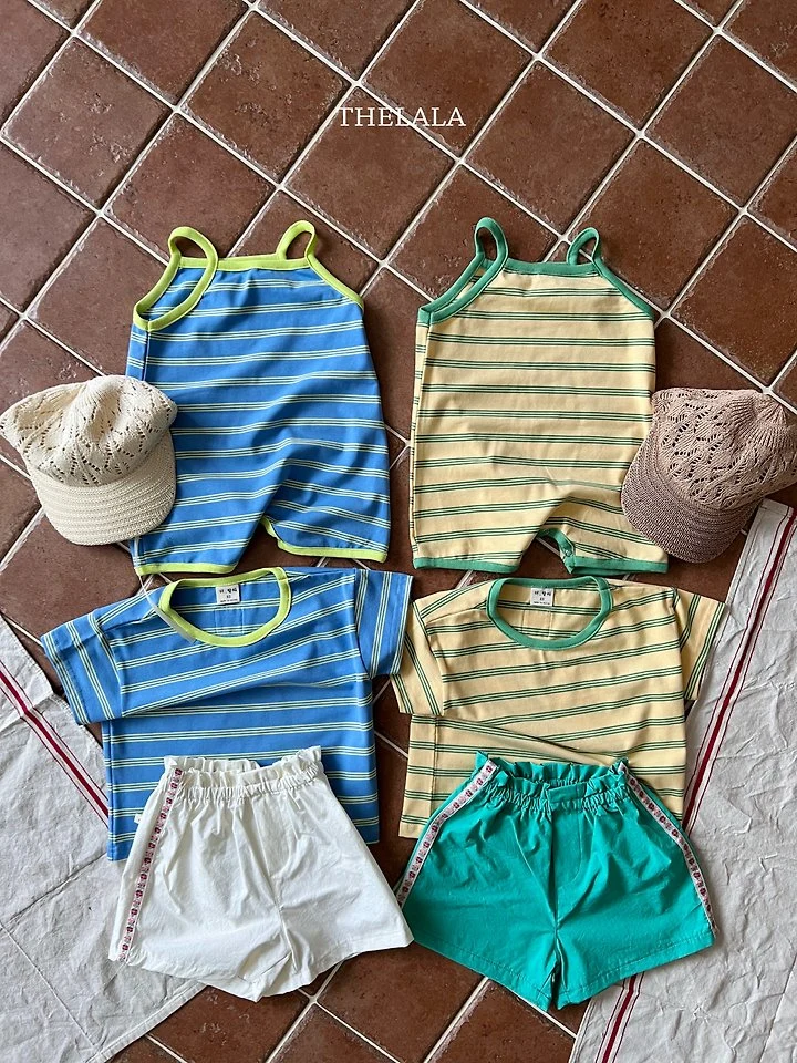 Lala - Korean Baby Fashion - #babyfashion - Triple Stripe Suit - 6