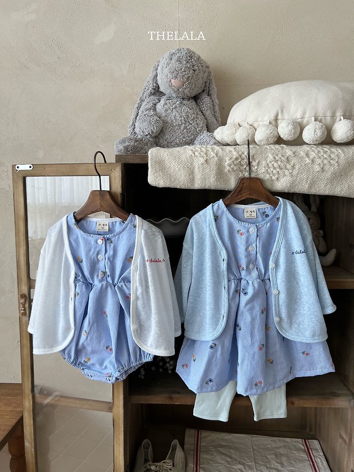 Lala - Korean Baby Fashion - #babyfashion - Rain Flower One-Piece - 3