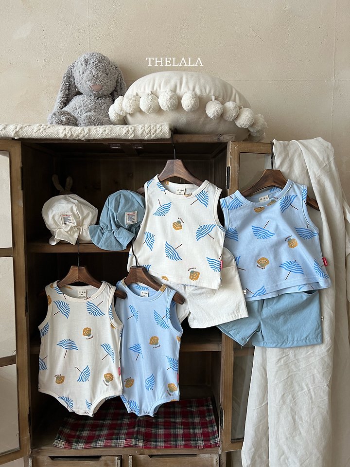Lala - Korean Baby Fashion - #babyfever - Parasol Sleeveless - 5