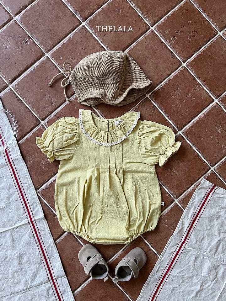 Lala - Korean Baby Fashion - #babyfever - Lemon Collar Suit - 9