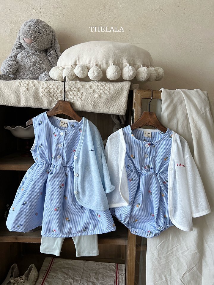 Lala - Korean Baby Fashion - #babyfashion - Rain Flower One-Piece - 4