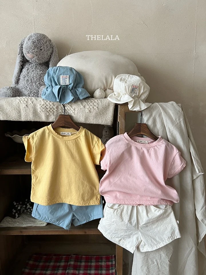 Lala - Korean Baby Fashion - #babygirlfashion - Smurf Tee - 10