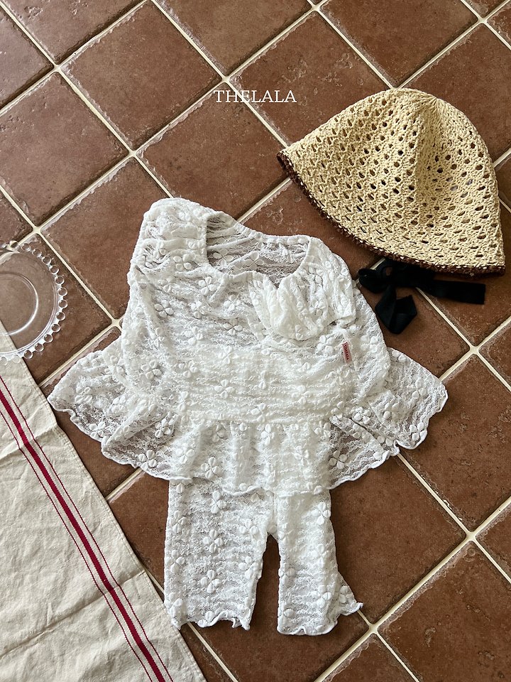 Lala - Korean Baby Fashion - #babygirlfashion - Line Strap Bonnet - 10