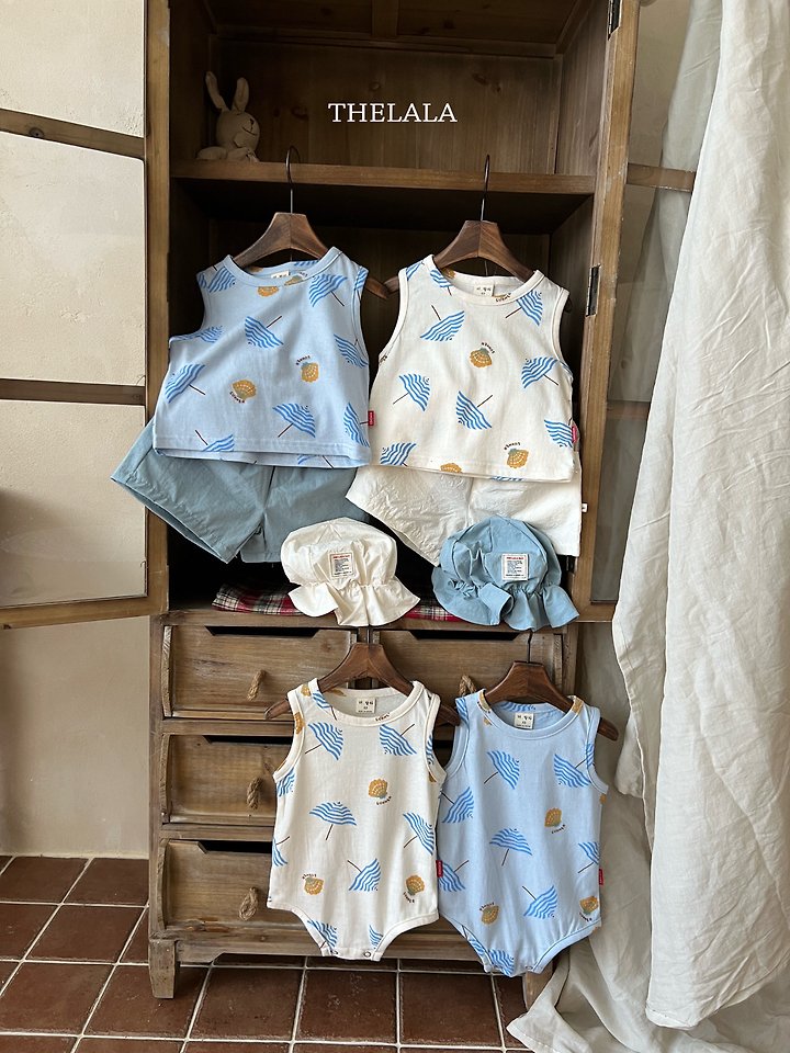 Lala - Korean Baby Fashion - #babygirlfashion - Parasol Sleeveless - 6