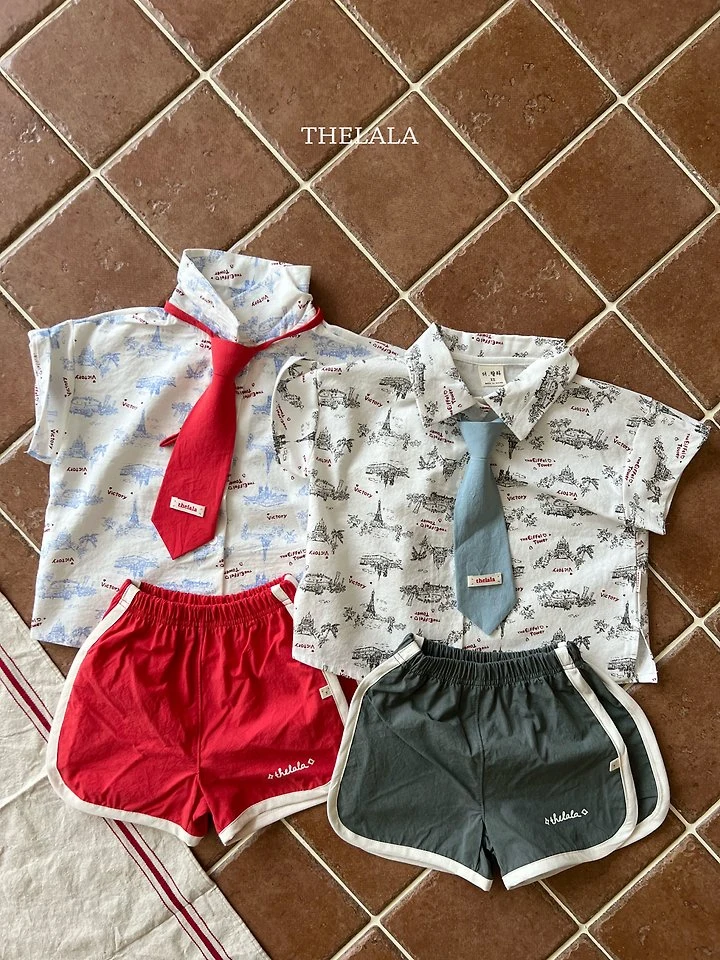Lala - Korean Baby Fashion - #babygirlfashion - Eiffel Shirt - 2