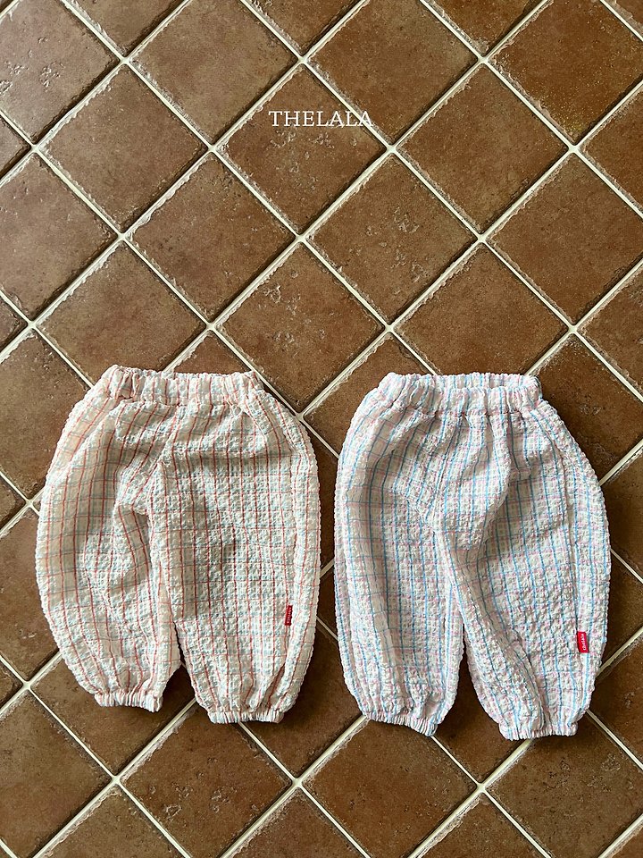 Lala - Korean Baby Fashion - #babylifestyle - Sherbet Check Pants