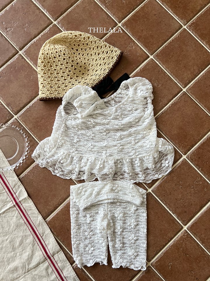Lala - Korean Baby Fashion - #babylifestyle - Line Strap Bonnet - 11