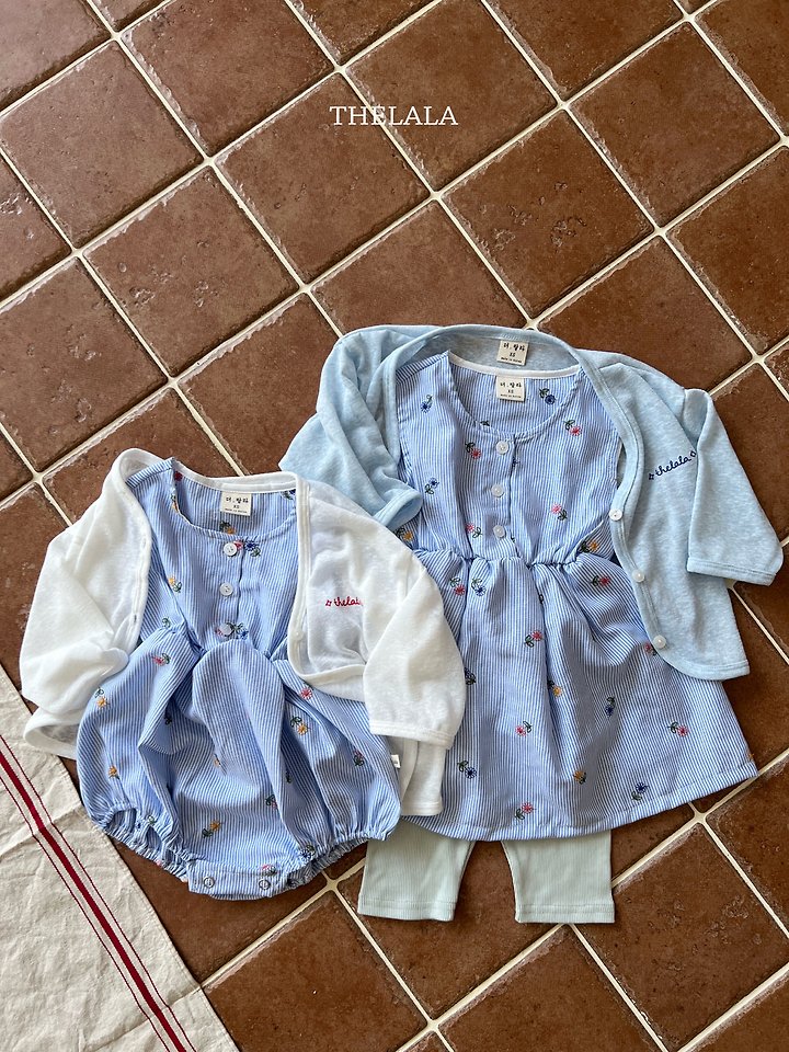 Lala - Korean Baby Fashion - #babylifestyle - Rain Flower One-Piece - 6
