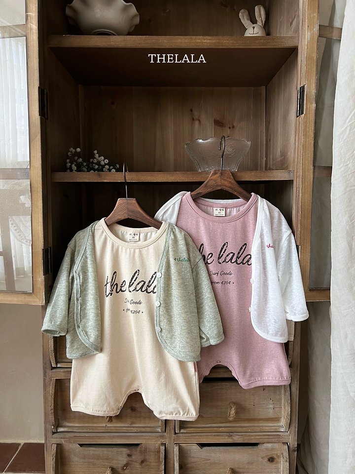 Lala - Korean Baby Fashion - #babylifestyle - Lettering Suit - 2