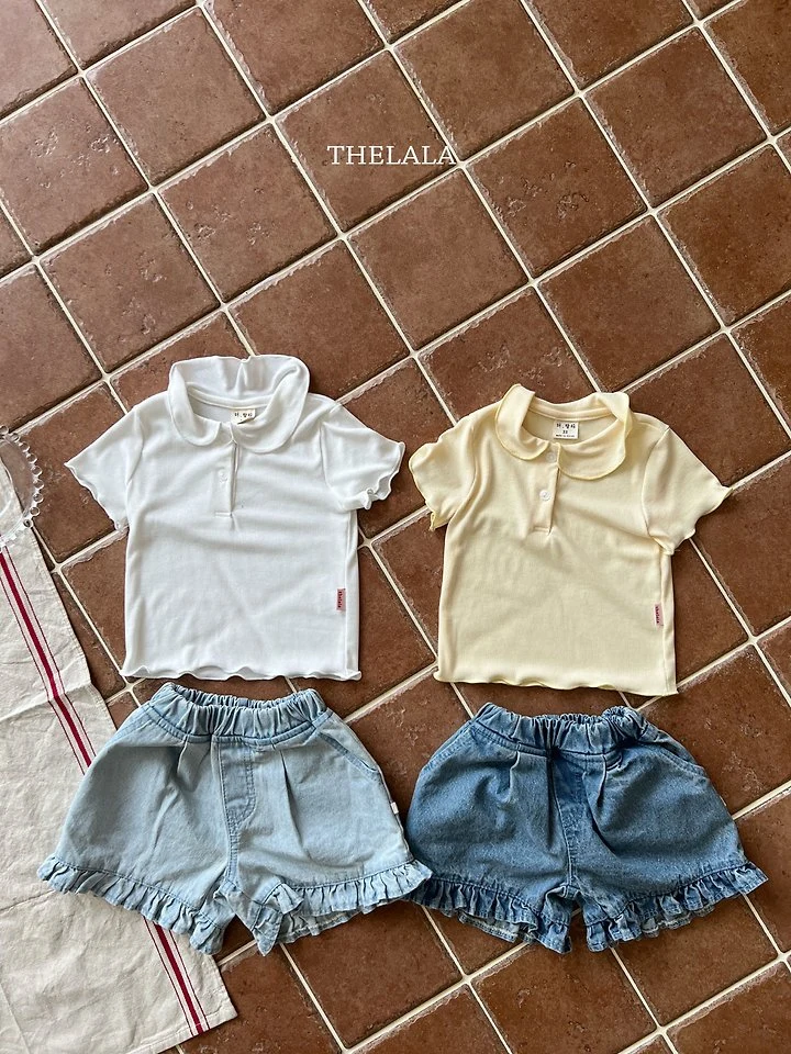 Lala - Korean Baby Fashion - #babyoninstagram - Prim Denim Pants - 6
