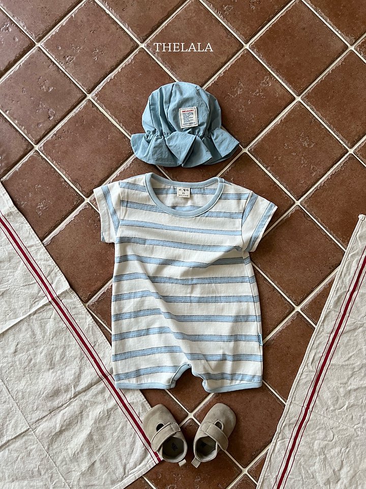 Lala - Korean Baby Fashion - #babyoninstagram - Stripe Suit - 7