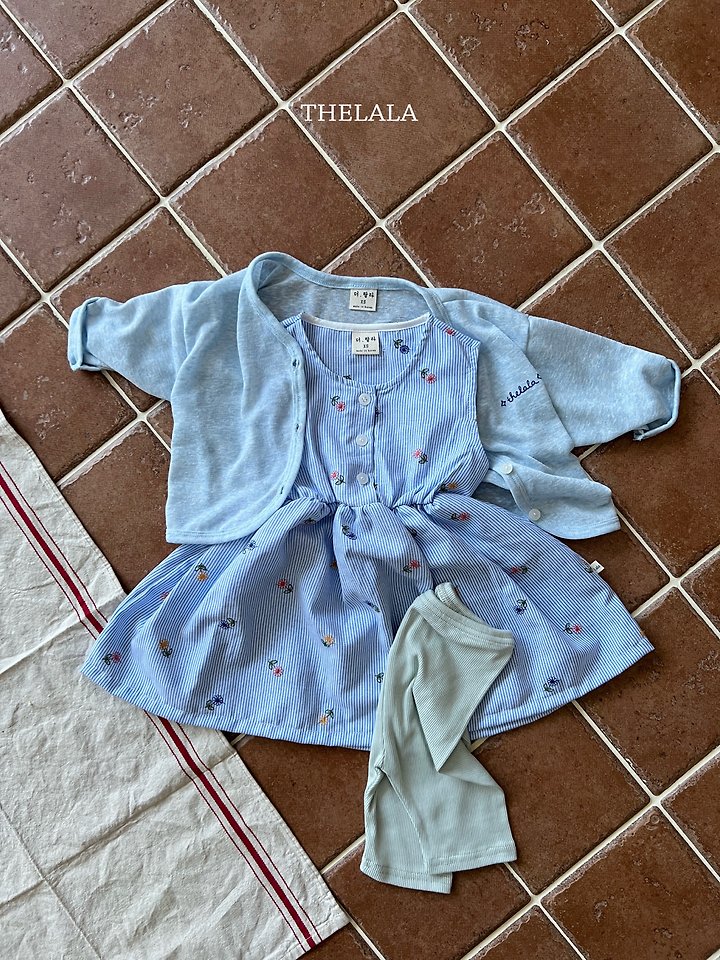 Lala - Korean Baby Fashion - #babyoninstagram - Rain Flower One-Piece - 7